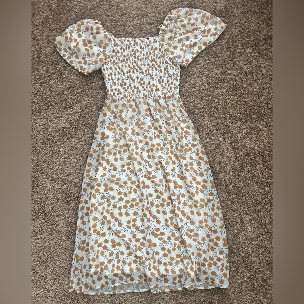 The Holland Mikarose Floral Midi Dress